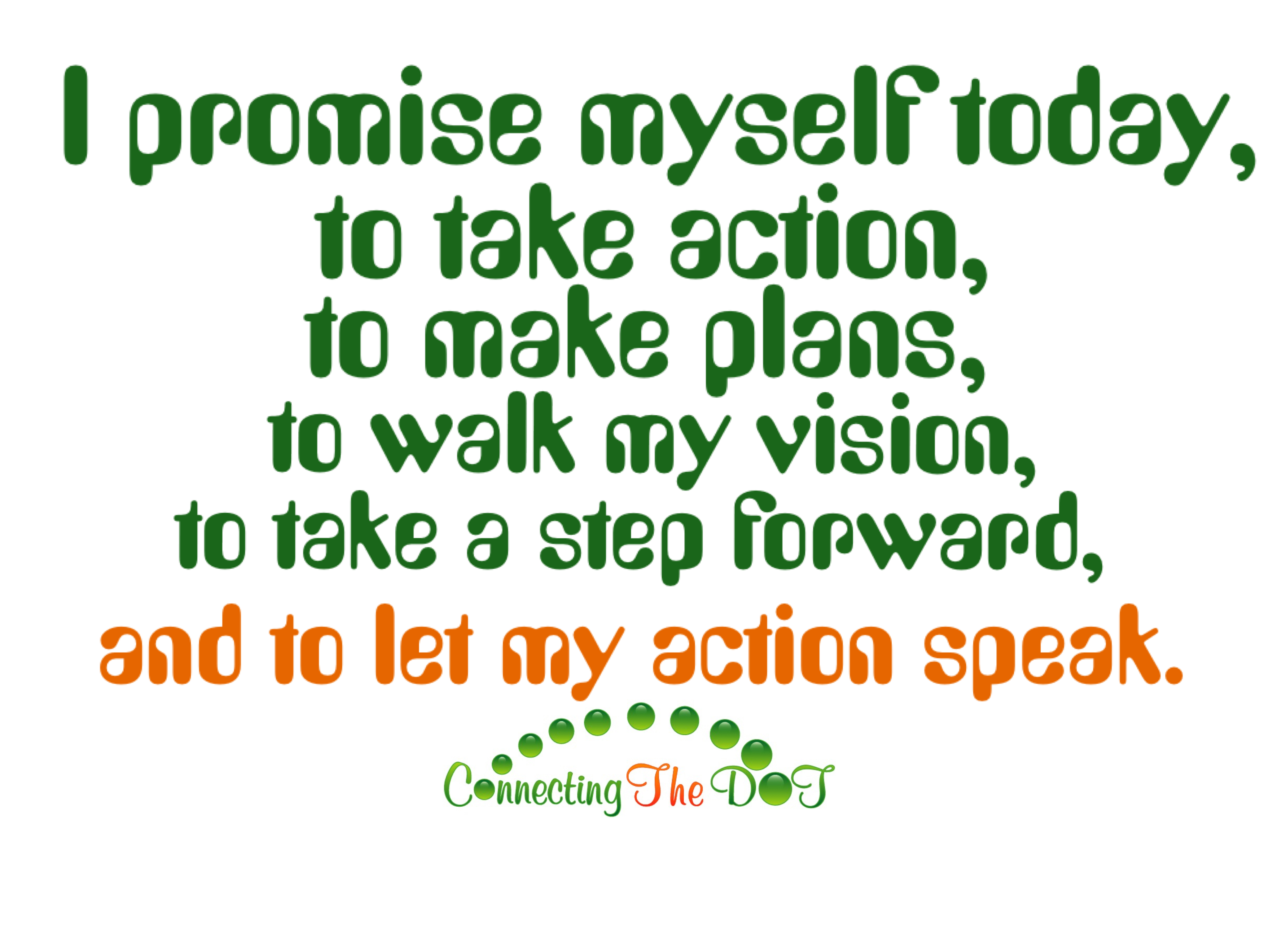 never let yourself down